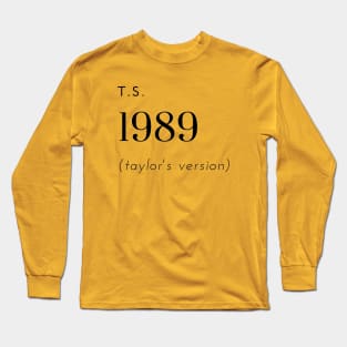 1989 T.S. Long Sleeve T-Shirt